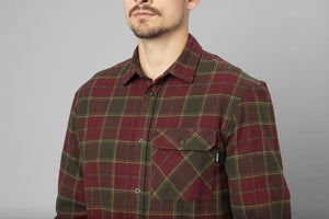 Glen Flanellskjorta Red forest check - Seeland