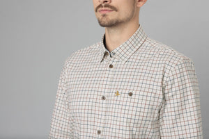Oxford Skytteskjorta Grape Leaf/Terracotta Check - Seeland