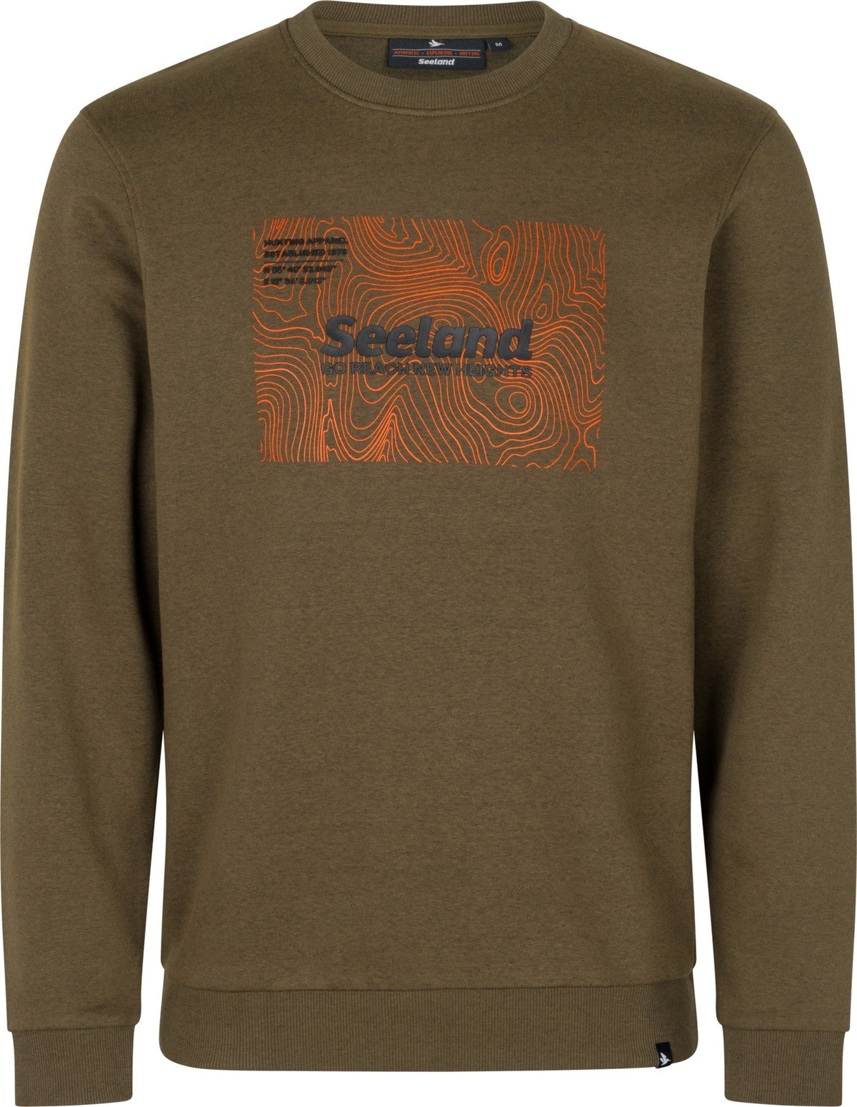 Pulse Sweatshirt Dark Olive Melange - Seeland