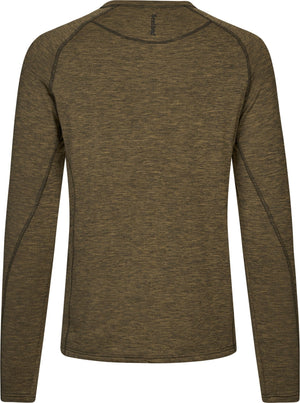 Peak T-tröja Military Olive Melange - Seeland