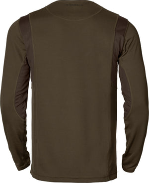 Forest Hunter långärmad T-shirt Hunting green/Shadow brown - Härkila