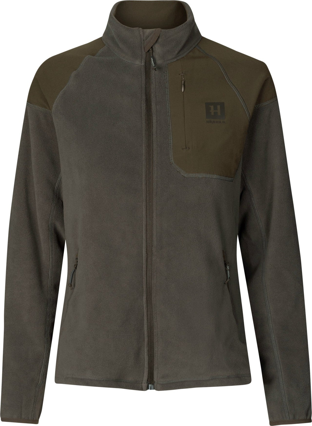Vilja Fleece för damer Willow green/Shadow grey - Härkila
