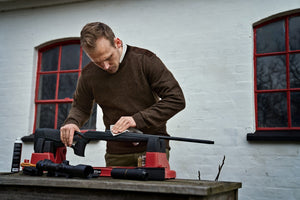 Svensk produkt titel: Arran Tröja Slate brown - Härkila