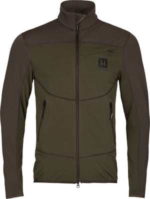 Olaf fleecejacka Willow green/Shadow grey - Härkila