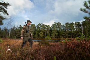Driven Hunt HWS läder byxor Willow green/Shadow brown - Härkila