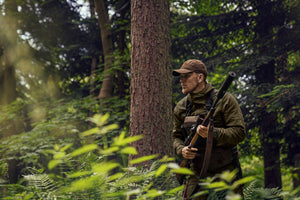 Deer Stalker fleece-hoodie Willow green/Shadow brown - Härkila