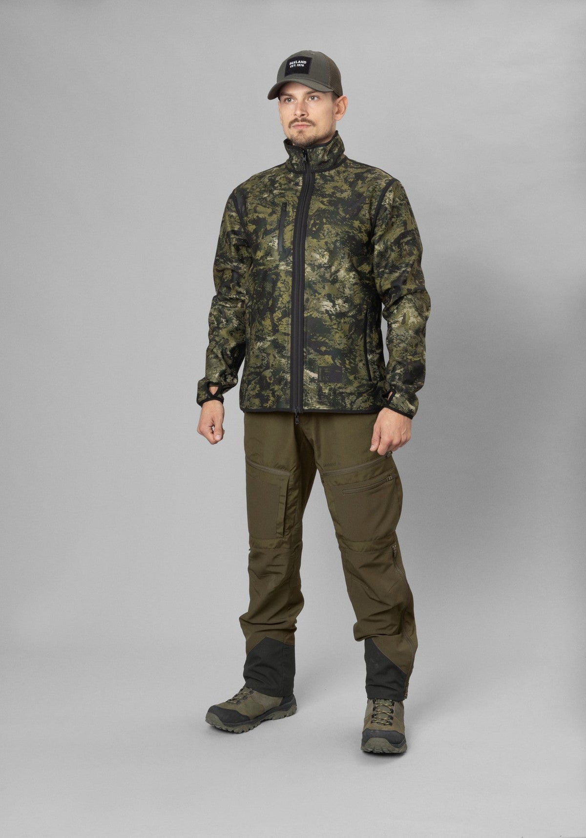 Rogue Vändbar Fleece Light Pine/Invis Green - Seeland