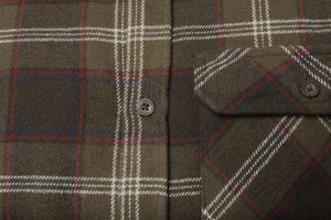 Glen Flanellskjorta Pine green rutig - Seeland