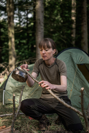 Apex Aia Merino T-tröja Covert Green - Seeland