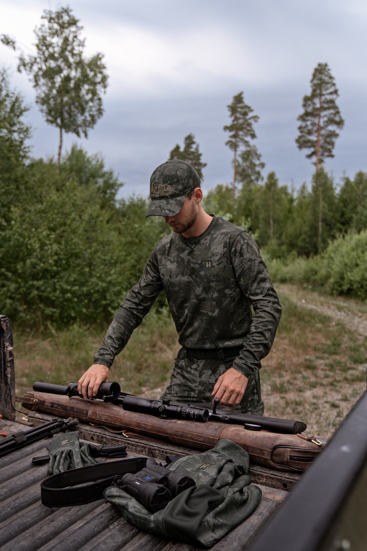 NOCTYX camo långärmad t-shirt AXIS MSP®Black - Härkila