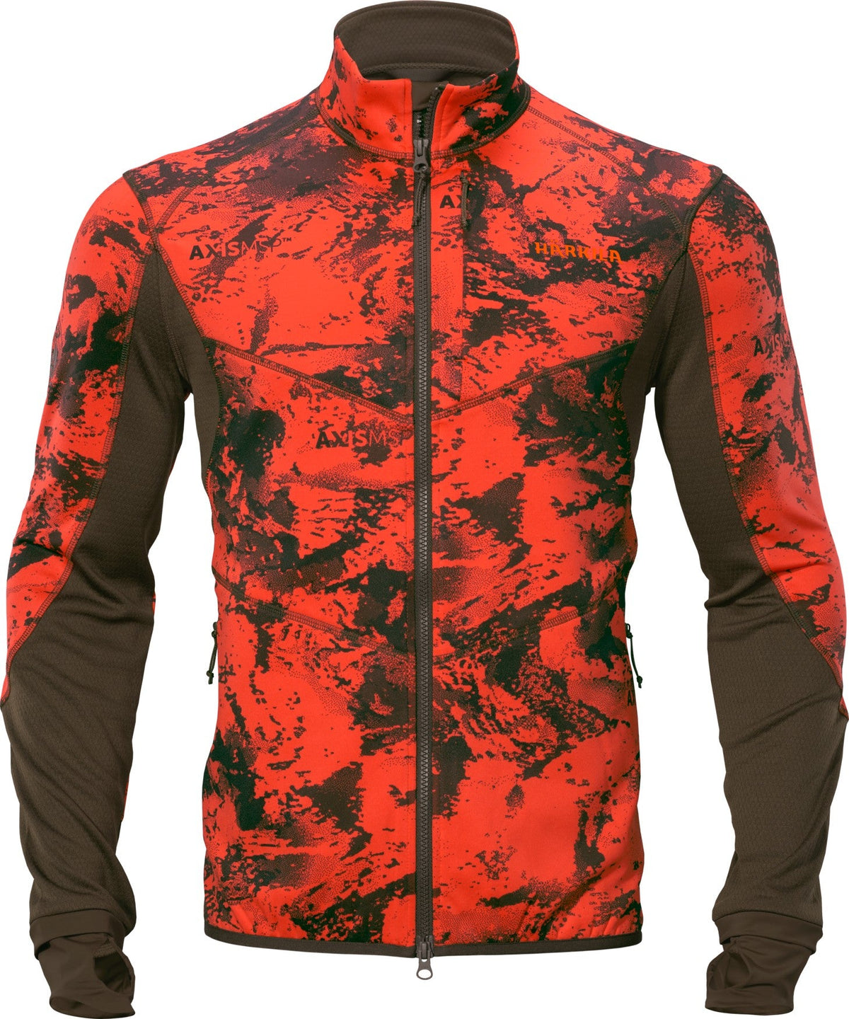 Wildboar Pro kamouflage fleecejacka AXIS MSP®Wildboar Orange/Shadow brown - Härkila