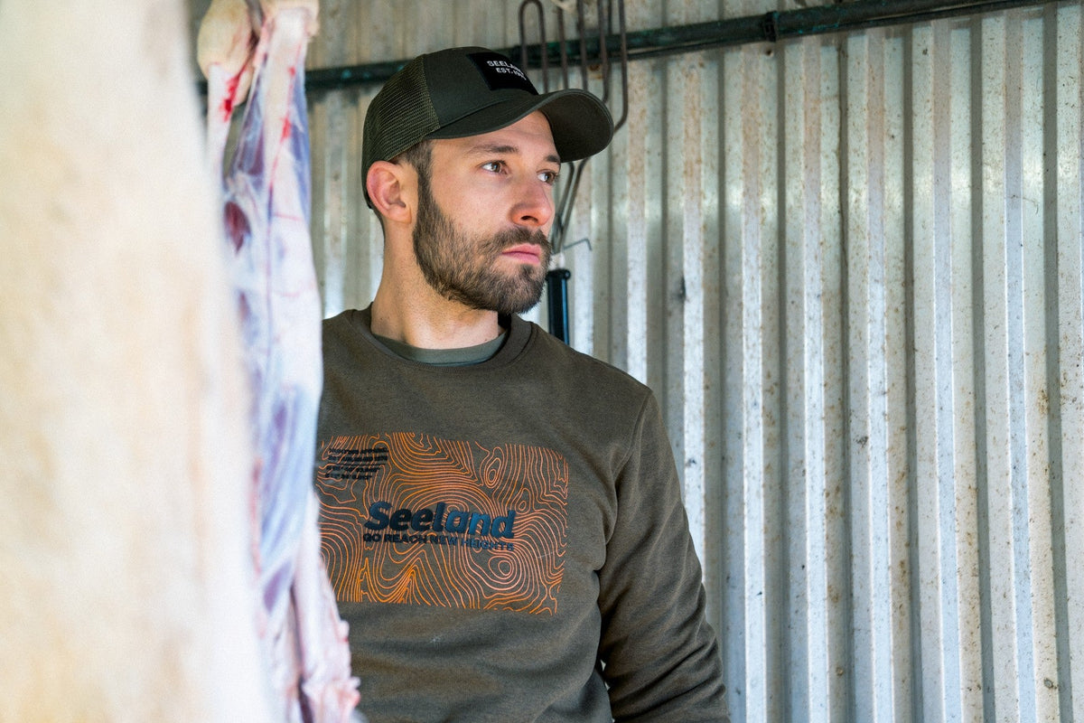 Pulse Sweatshirt Dark Olive Melange - Seeland