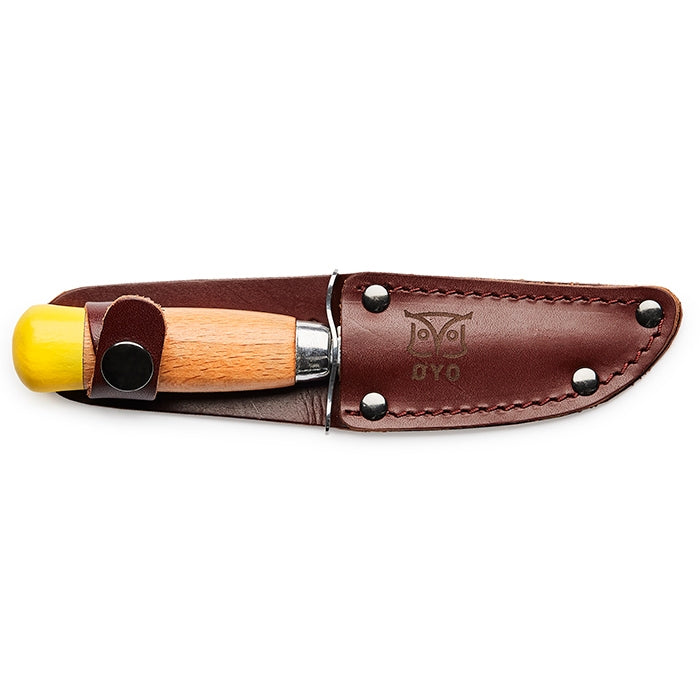Scoutkniv med fodral Brun - Øyo