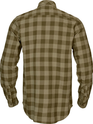 Skandinavisk L/S-skjorta Dark olive check - Härkila