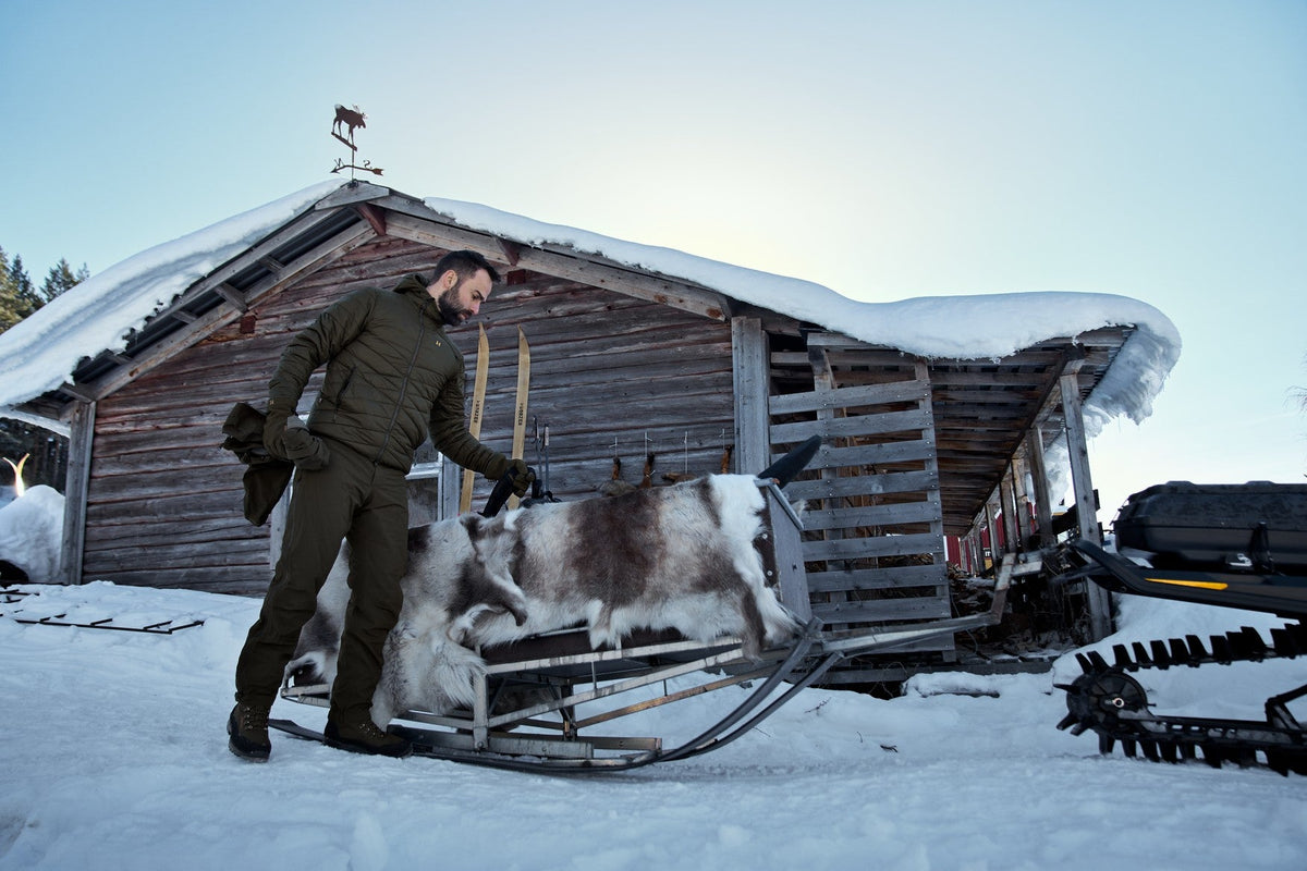 Logmar Insulated Packble huvjacka Willow green - Härkila