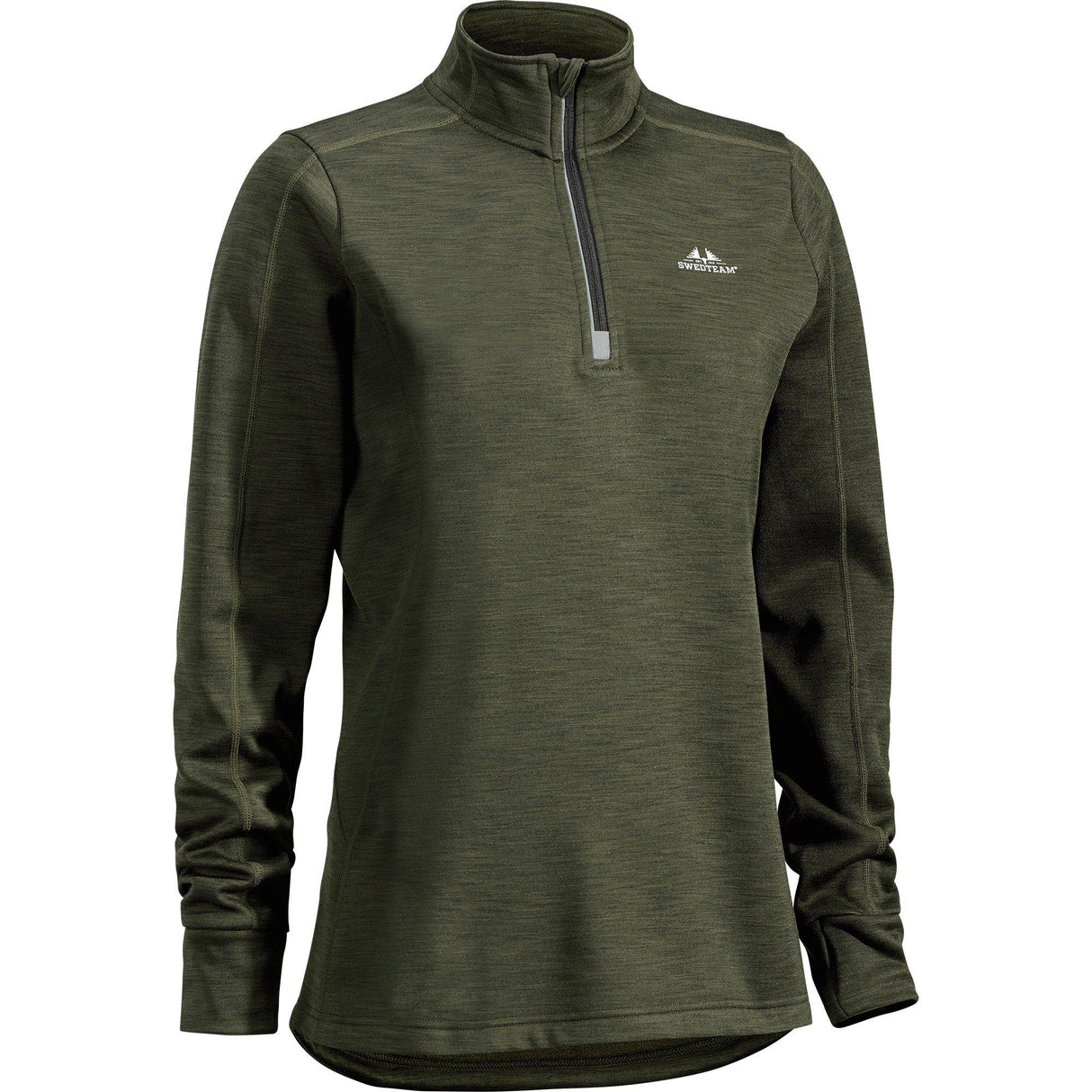Stl. 34 - Ultra Light Women Sweater Hunting Green - Swedteam - Bytesvara