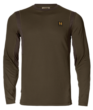 Forest Hunter långärmad T-shirt Hunting green/Shadow brown - Härkila