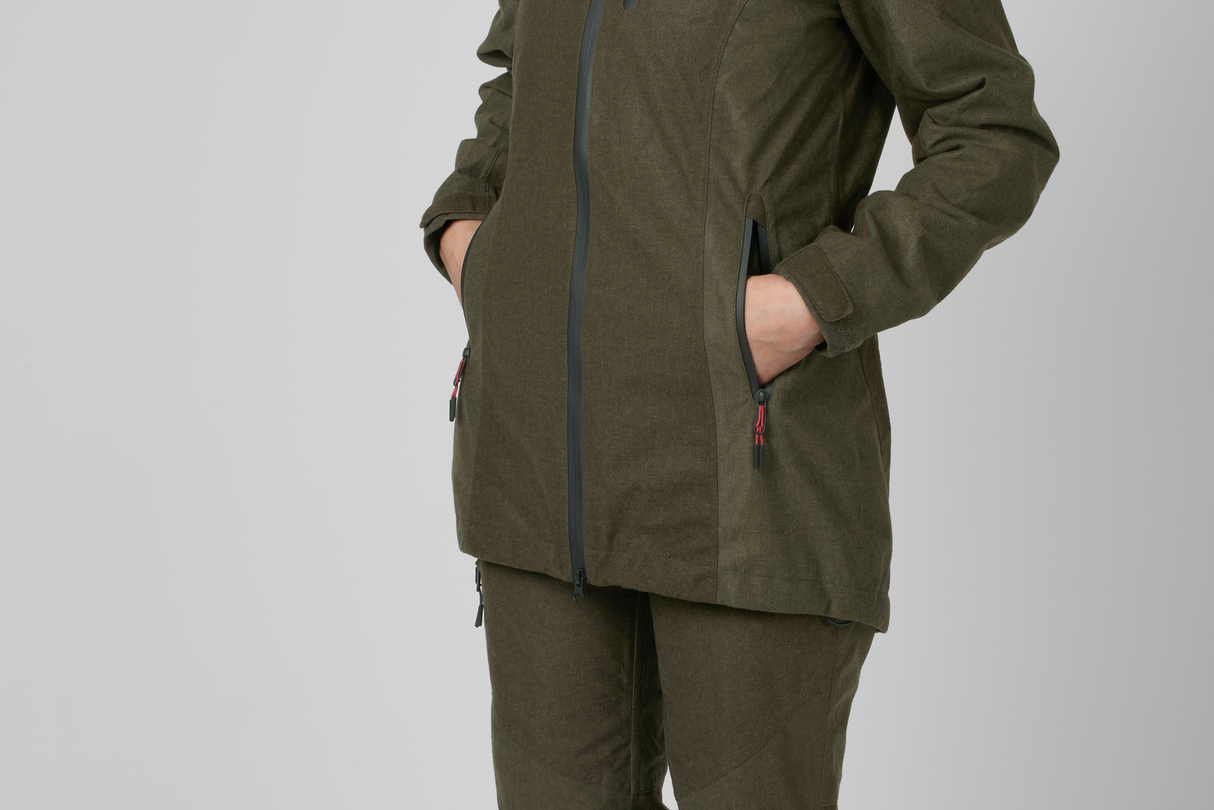 Avail Kvinnjacka Pine green melange - Seeland
