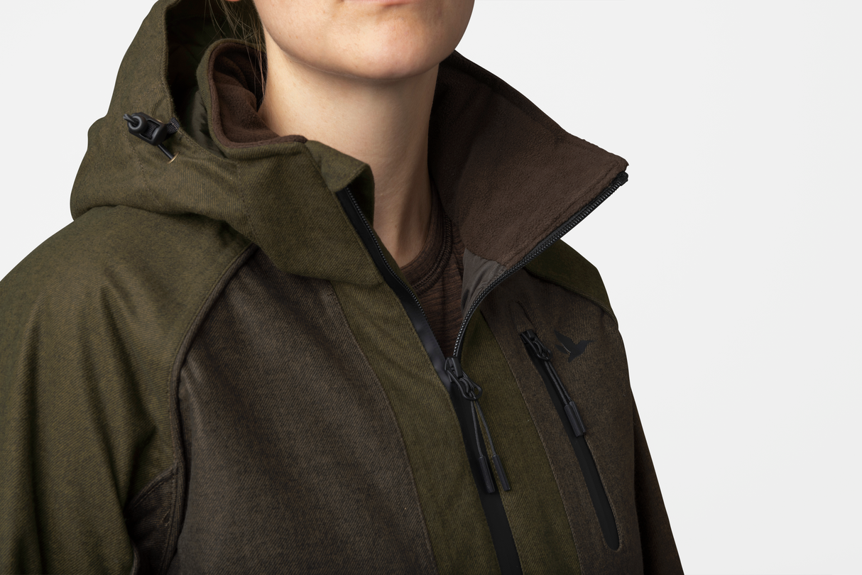 Avail Aya Isolerad jacka Pine green/Demitasse brown - Seeland