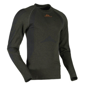 Titan Merino Tröja - Base Layer Hunting Green – Swedteam
