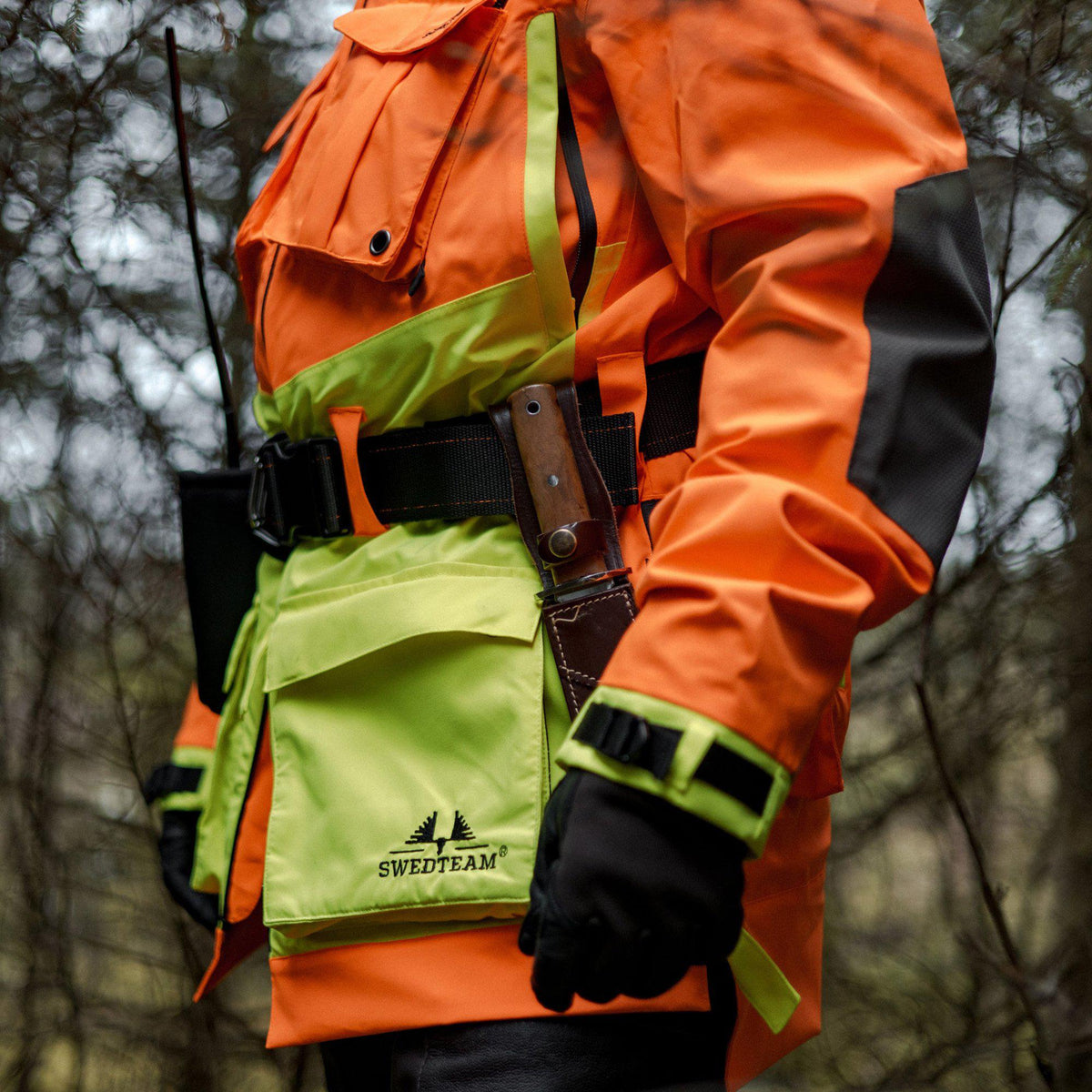 Protect Pro Jaktjacka Orange Neon - Swedteam