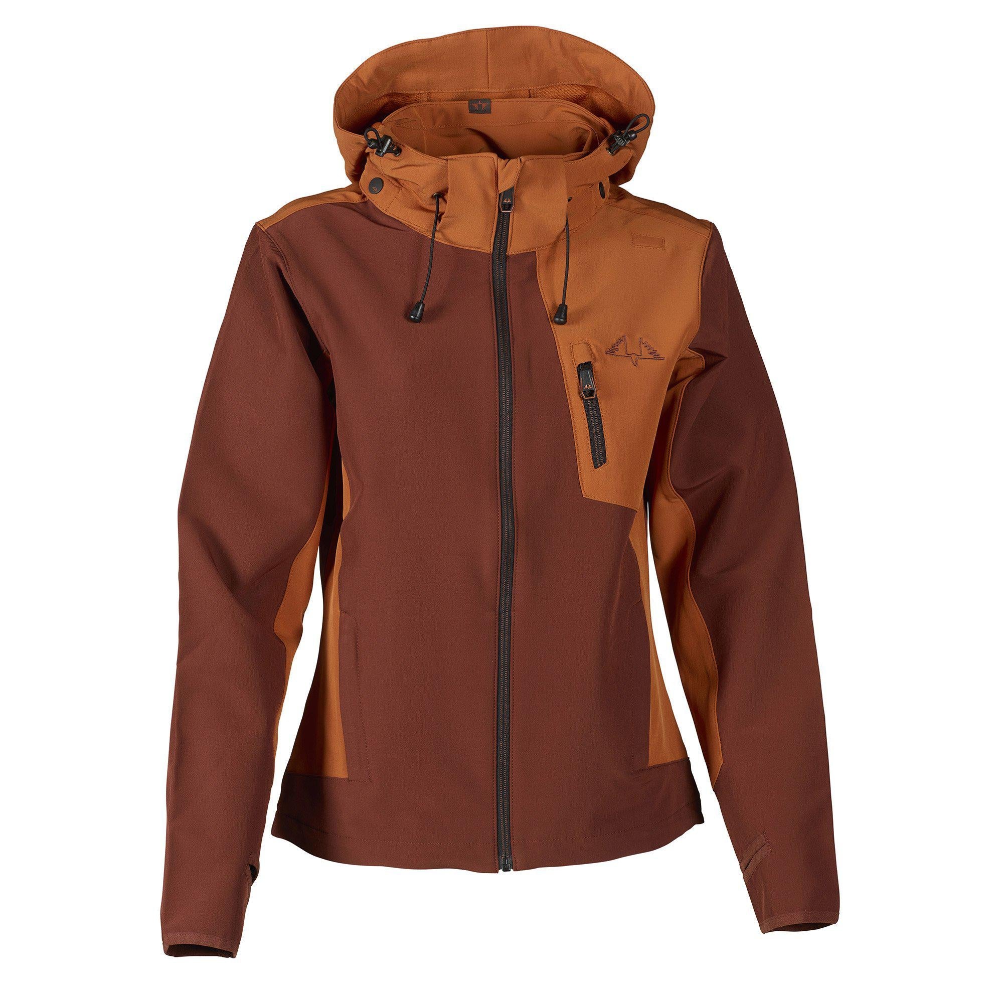 Stl. 42 - Lynx Women Antibite Hunting Jacket - Dark Orange - Swedteam - Bytesvara