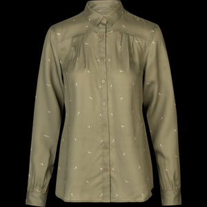 Abigail L/S tröja Dam Dust green/Flying ducks - Härkila