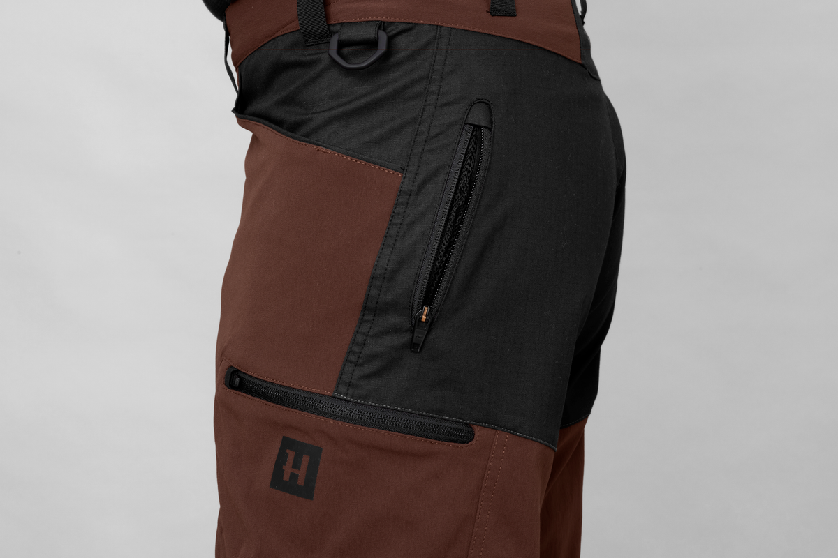 Ragnar byxor - Burgundy/Black – Härkila