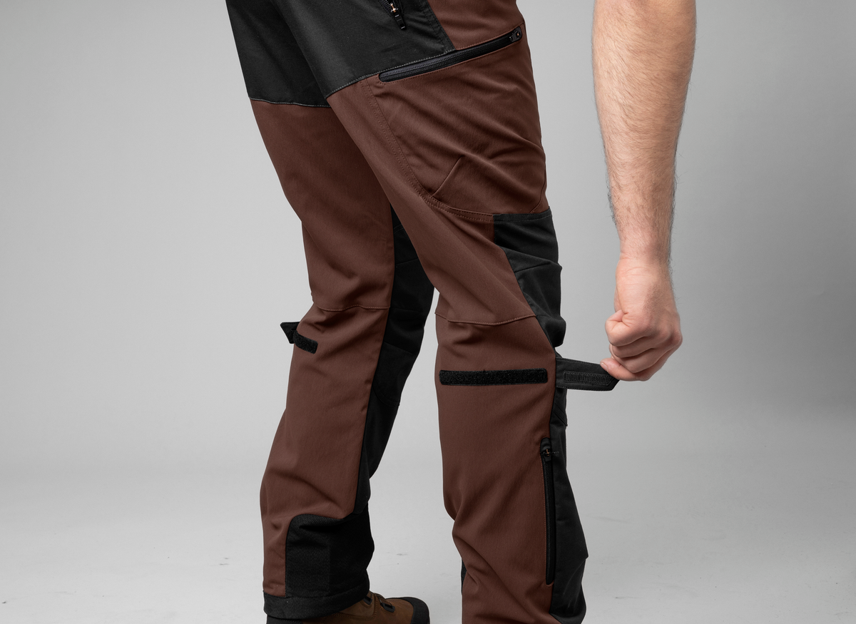 Ragnar byxor - Burgundy/Black – Härkila