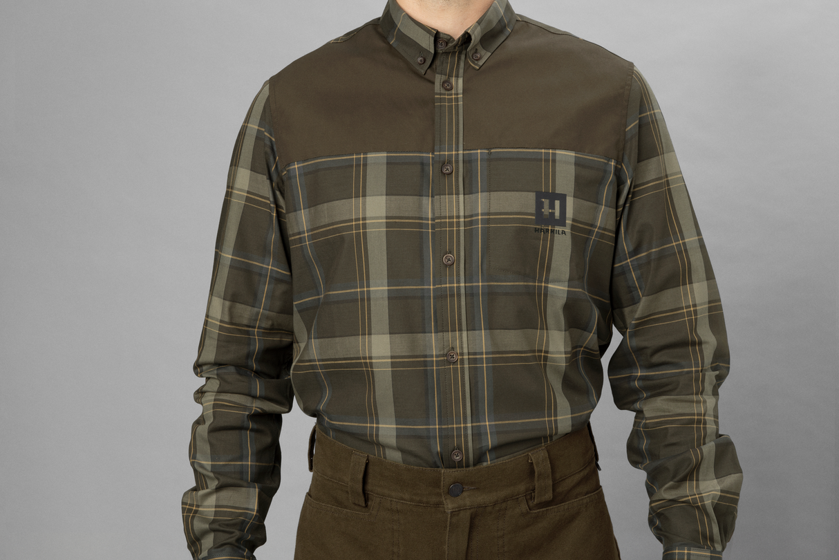 Anker L/S Skjorta - Willow green - Härkila