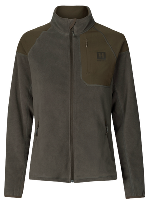 Vilja Fleece för damer Willow green/Shadow grey - Härkila