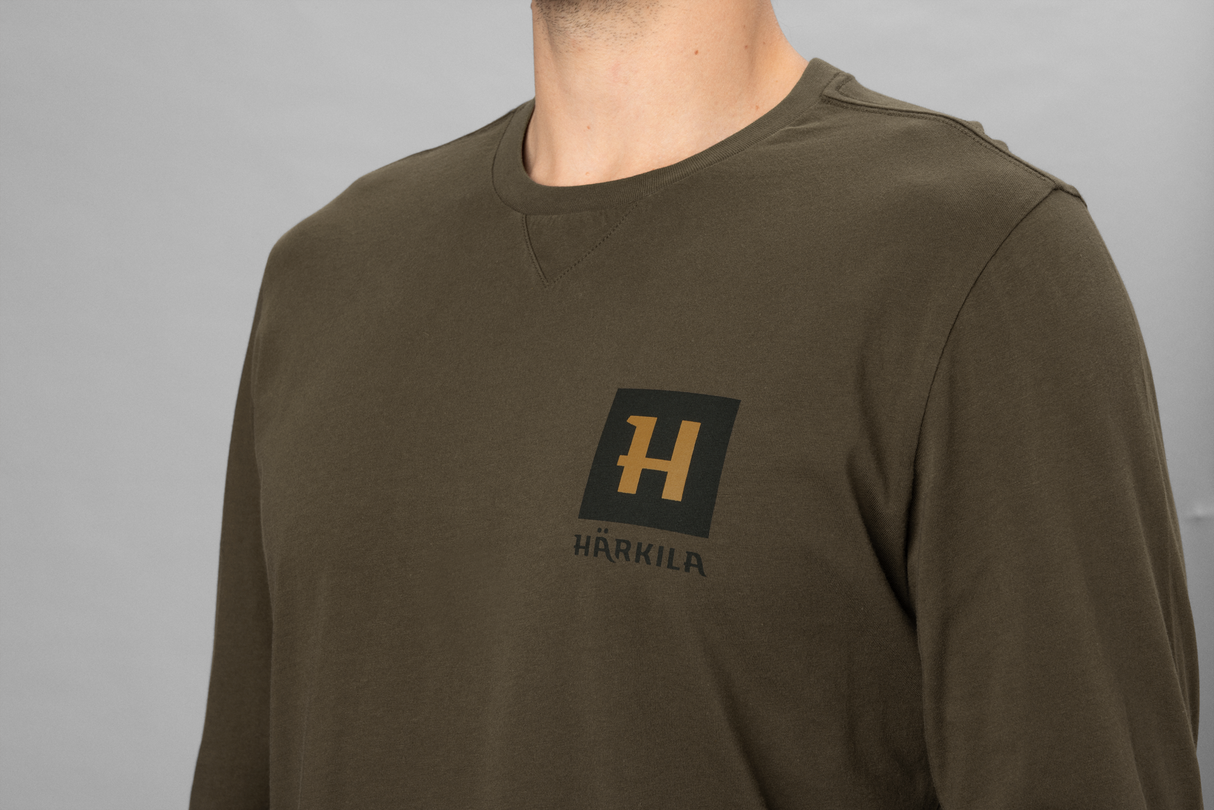 Gorm Långärmad t-shirt Willow green - Härkila