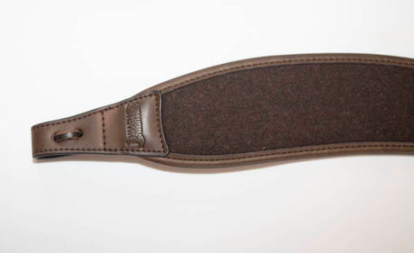 Ergonomisk gevärsrem i loden/läder