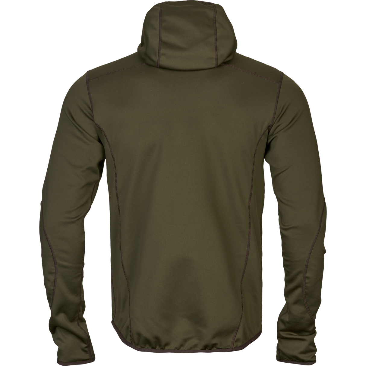 Deer Stalker Fleece-huvtröja med full dragkedja Willow green - Härkila