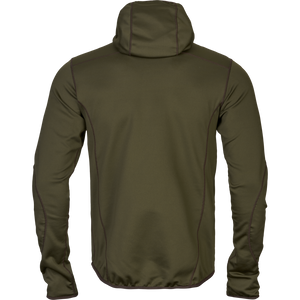 Deer Stalker Fleece-huvtröja med full dragkedja Willow green - Härkila