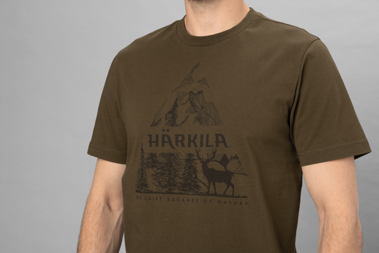 Nature T-shirt Willow green - Härkila