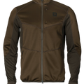 Skandinavisk fleecejacka Willow green/Deep brown - Härkila