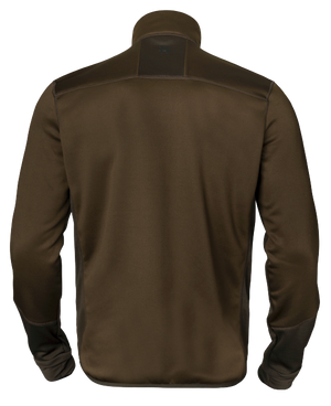Skandinavisk fleecejacka Willow green/Deep brown - Härkila