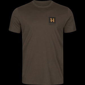Gorm Kortärmad t-shirt Shadow brown - Härkila