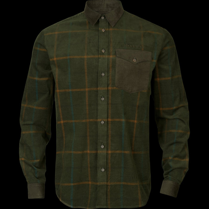 Kaldfjord sammet rutig skjorta Willow green check - Härkila