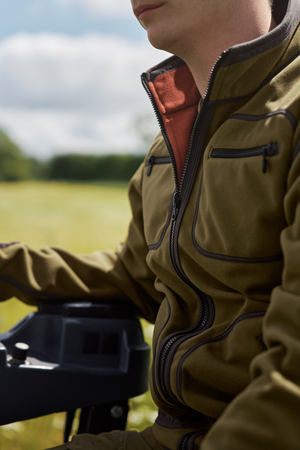 Kamko Fleece Dark olive/Arabian spice - Härkila