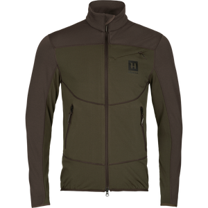 Olaf fleecejacka Willow green/Shadow grey - Härkila