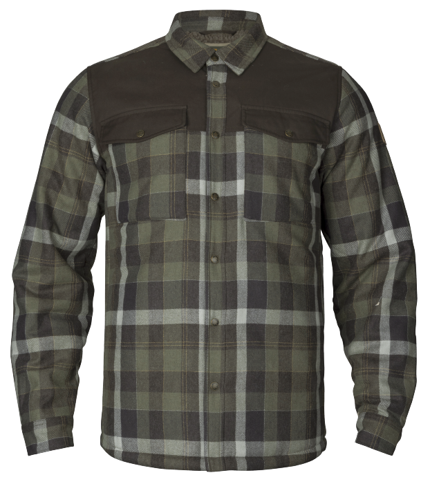 Asmund Isolerad ull skjortjacka Willow green/Phantom - Härkila