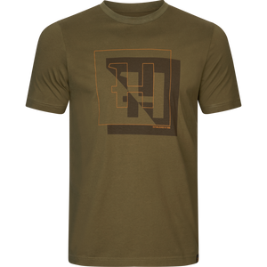 H-logo S/S T-shirt Mörk oliv - Härkila