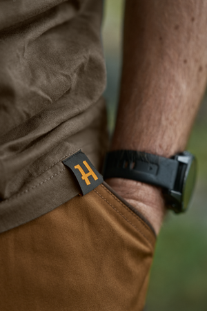 H-logo kortärmad T-shirt Major brown