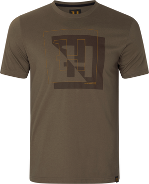 H-logo kortärmad T-shirt Major brown