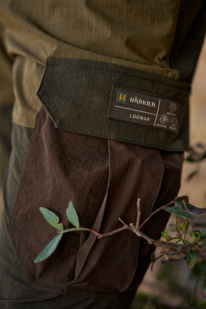Logmar Lättviktiga Zip-off Byxor Dark olive/Willow green - Härkila