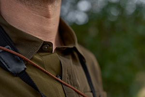 Logmar Lättviktig L/S-skjorta Dark olive/Willow green - Härkila