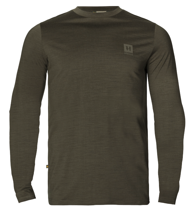 Base All Season L/S t-shirt Willow green - Härkila