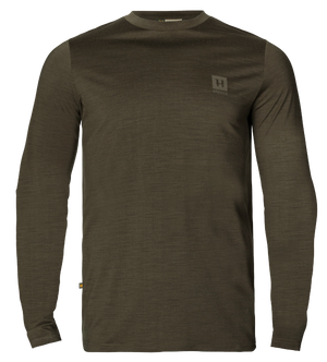 Base All Season L/S t-shirt Willow green - Härkila